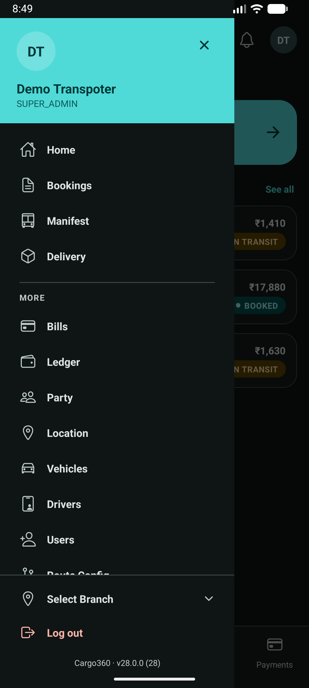 Navigation Menu